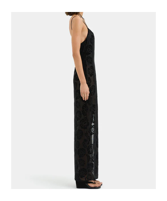 Sir Vittoria Midi Dress In Black