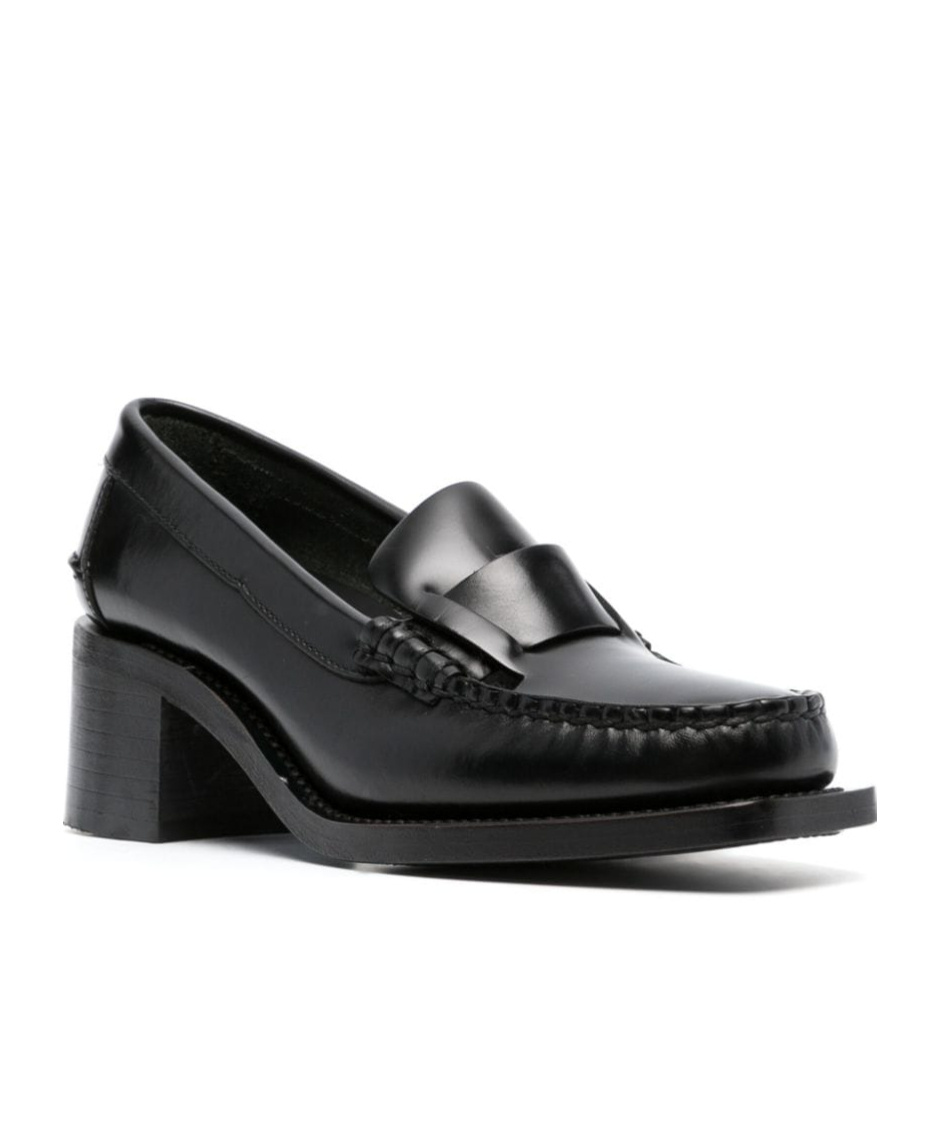 Hereu Sineu 50mm Leather Loafers In Black