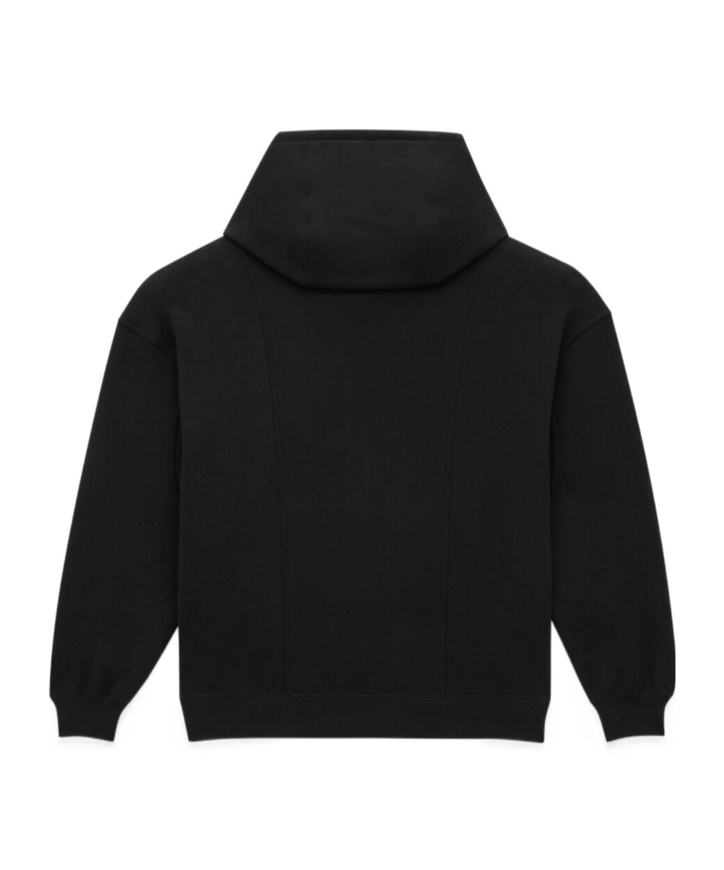 Saint Laurent Cotton Half-zip Hoodie In Black