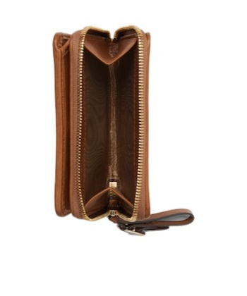 Gucci Mini Zipper Wallet In Nude