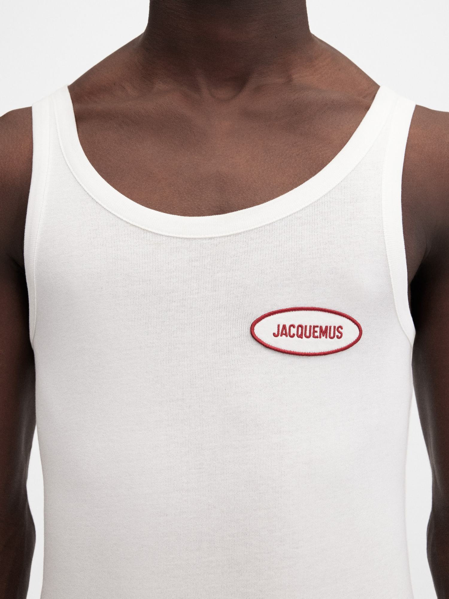 Jacquemus Le Marcel Stazione Vest In White