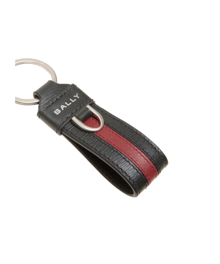 Bally Logo Keychain In Black