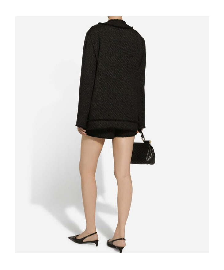 Dolce & Gabbana Rachel Multipocket Tech Jacket In Black