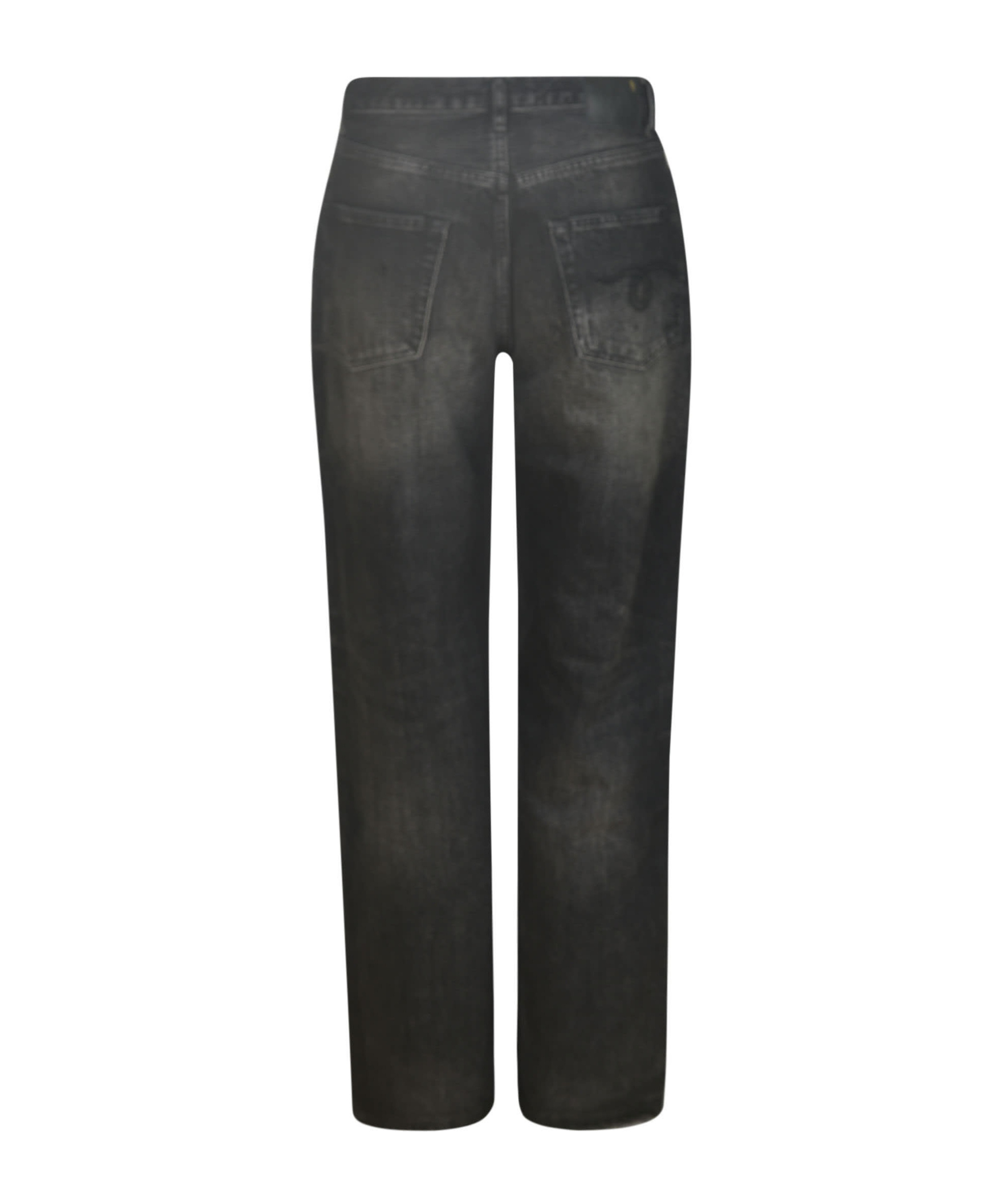 R13 Boyfriend Jeans In Black