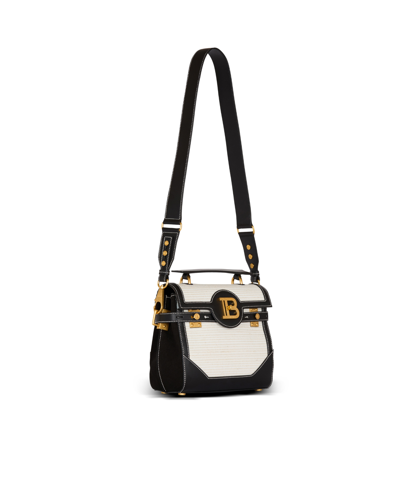 Balmain B-buzz 23 Tote Bag In Black