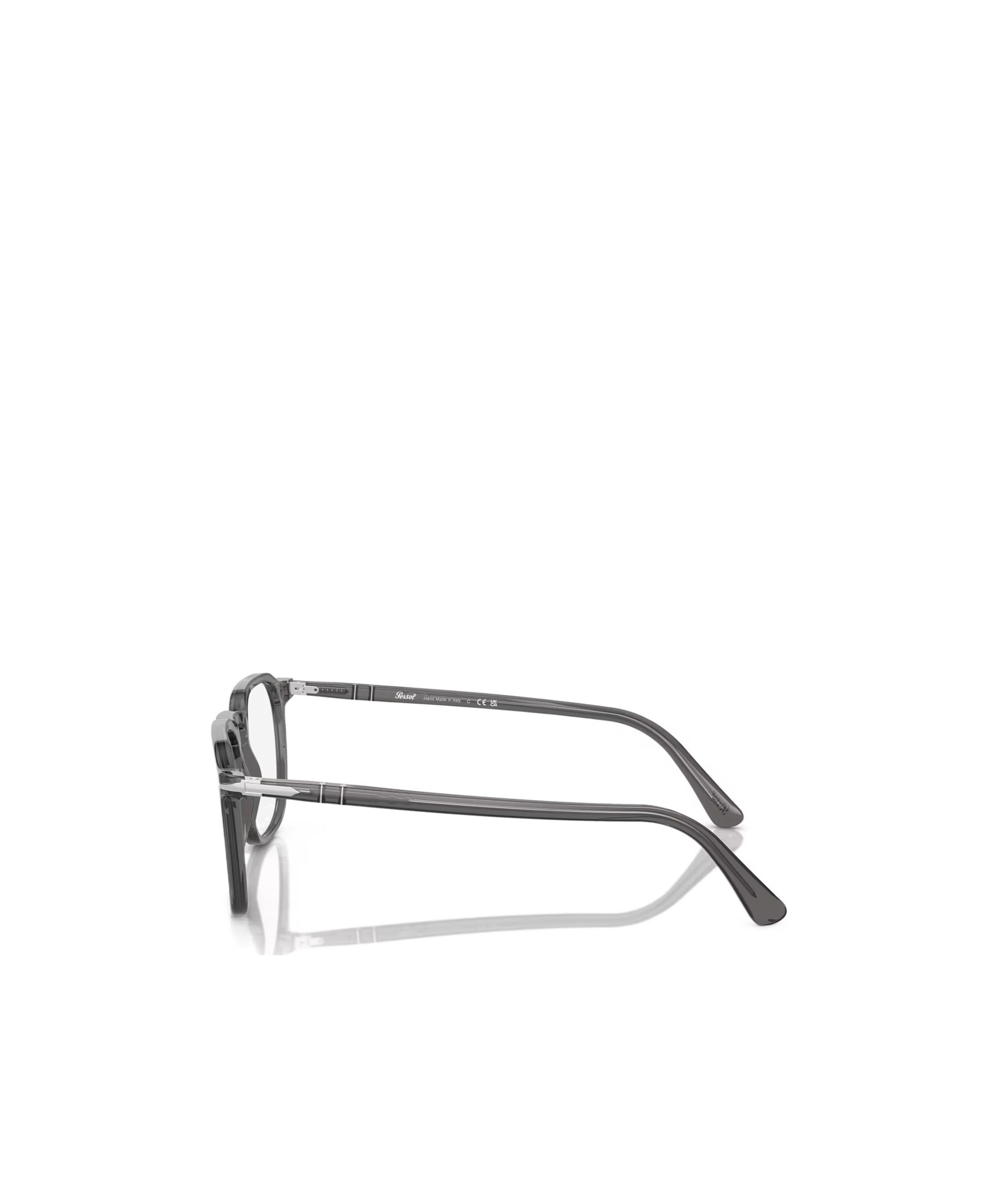 Persol Square Frame Glasses In Gray