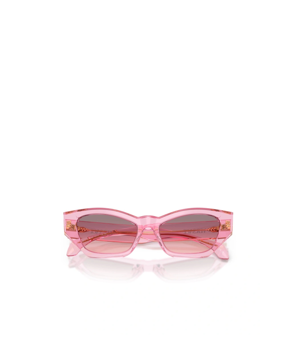 Versace Pink Gradient Square Ladies Sunglasses Ve4492u 551646 53 In Pink