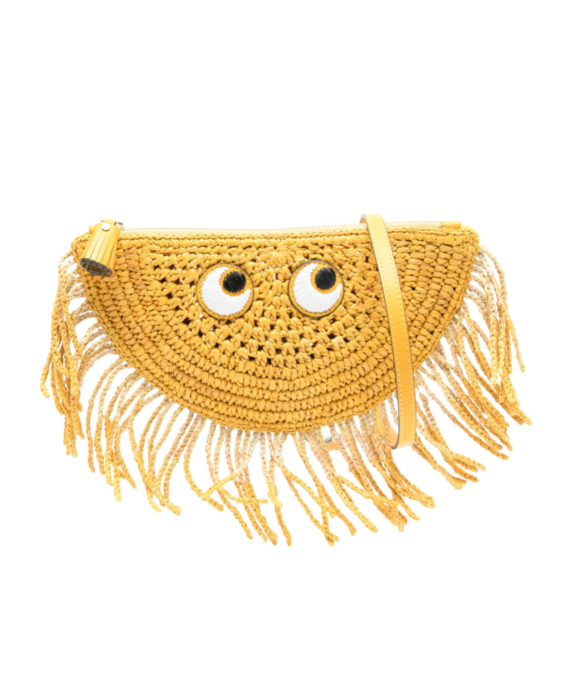Anya Hindmarch Half Moon Clutch Bag