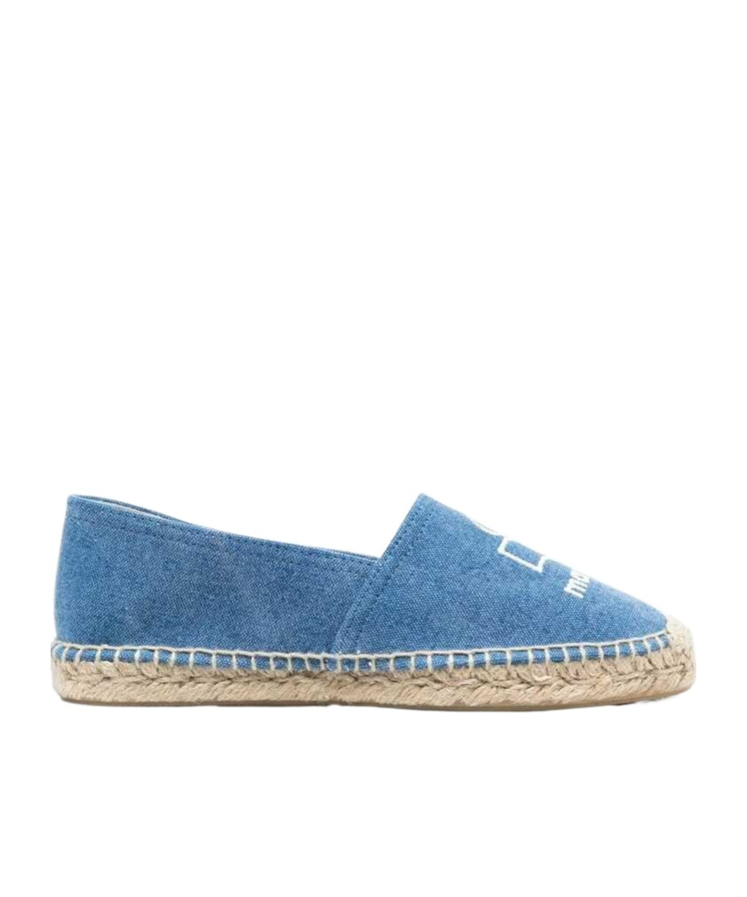 Isabel Marant Canae Logo-embroidered Espadrilles In Blue