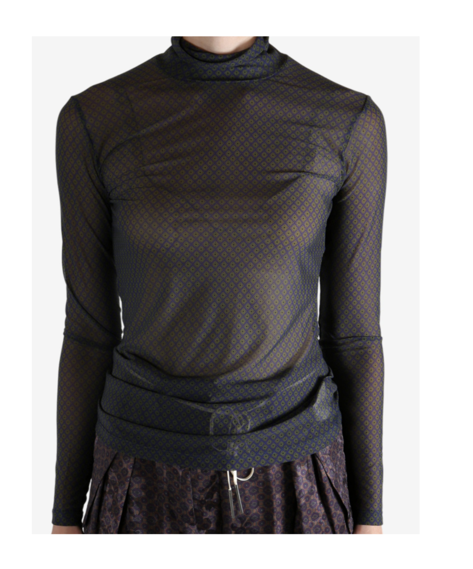 Dries Van Noten Turtleneck T-shirt In Black