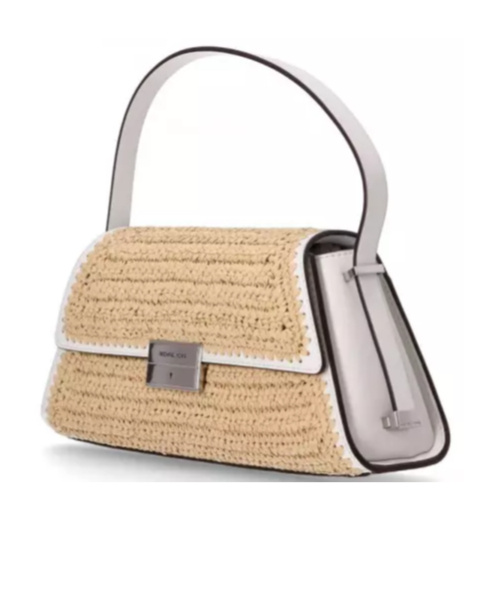Michael Kors Flap Tote Bag In Light Brown