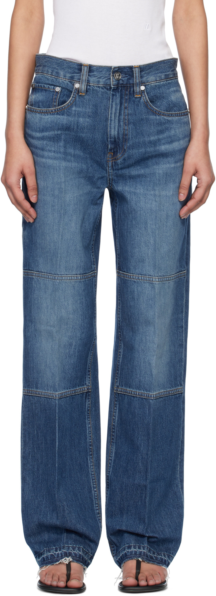 Helmut Lang Carpenter Jeans In Blue
