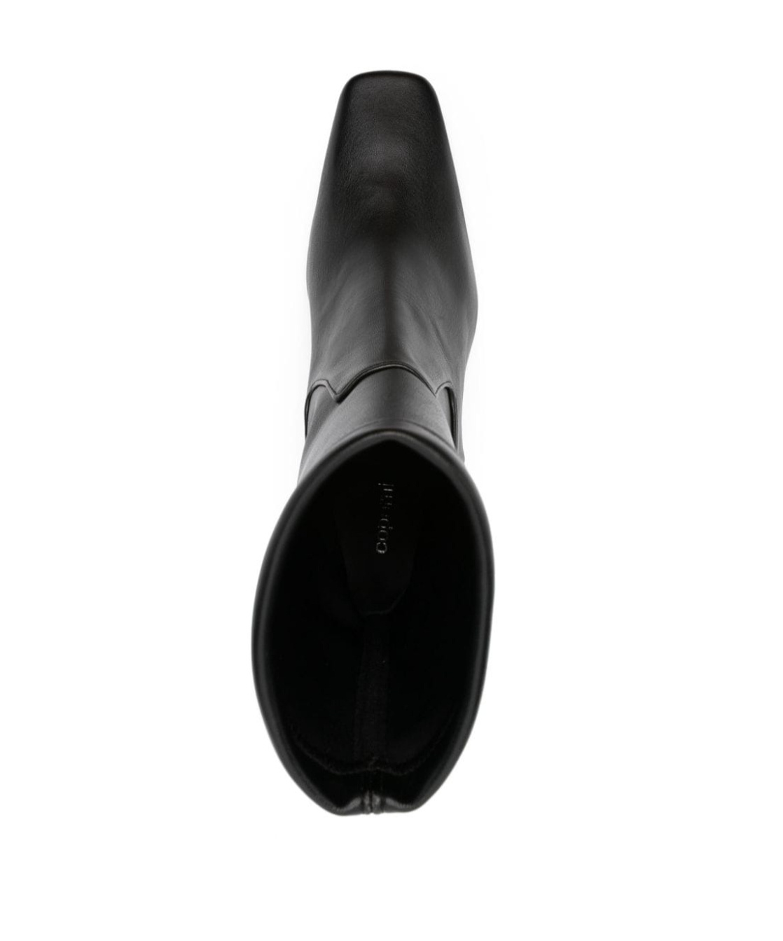 Shop Coperni Square-toed Short Boots In Black
