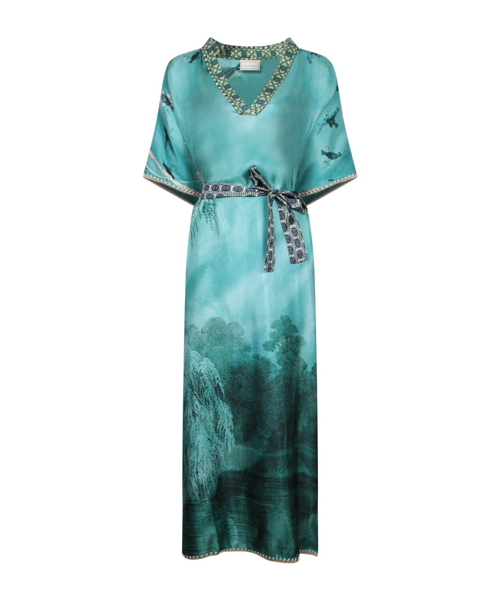 PIERRE-LOUIS MASCIA ALOE SILK DRESS