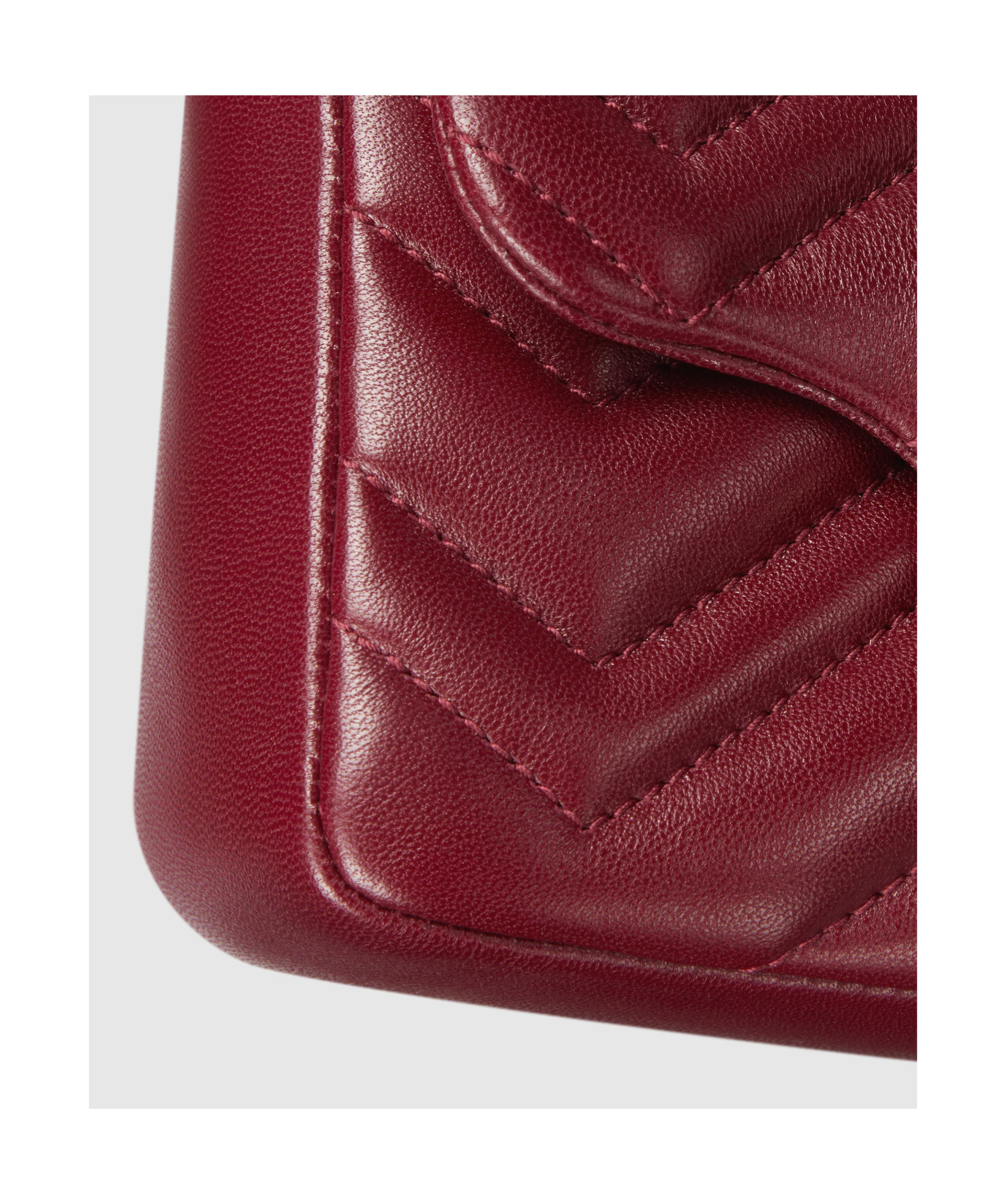 Gucci Gg Marmont Mini Shoulder Bag In Burgundy