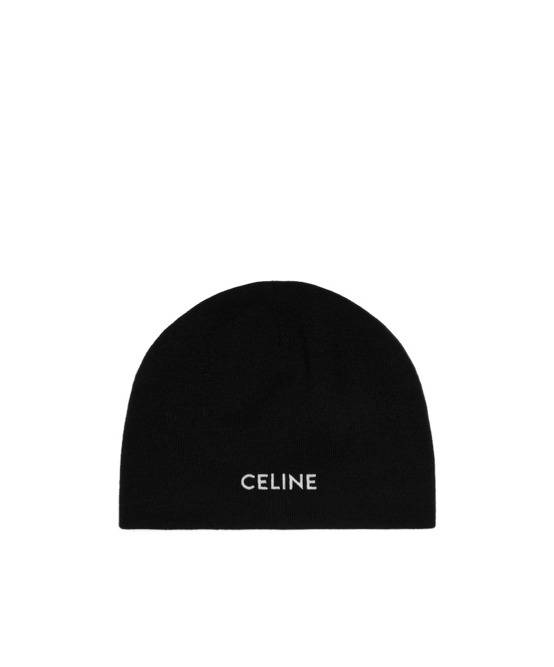 Celine Beanie In Wool In Black