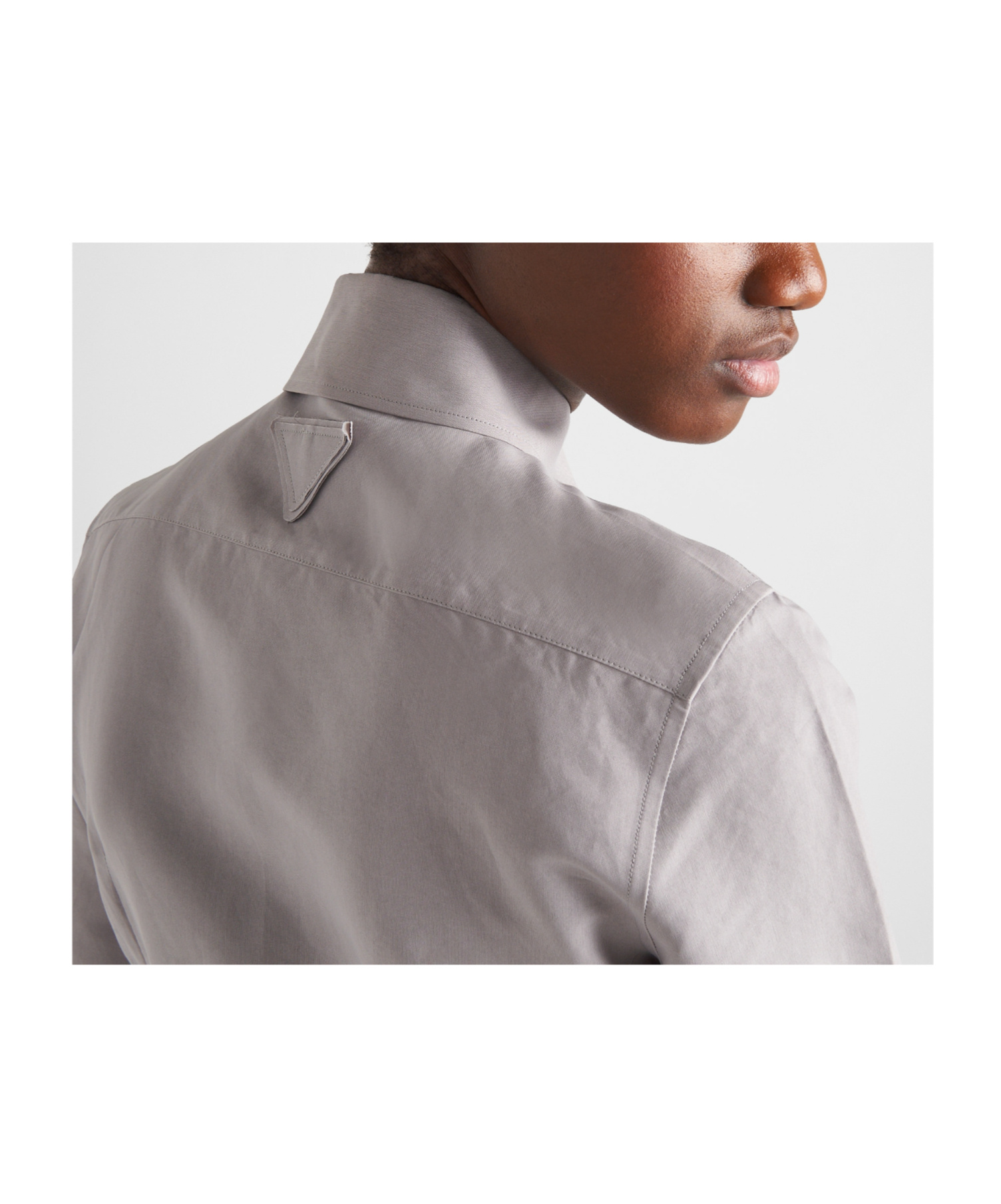 PRADA PRADA LONG-SLEEVED BUTTON-UP SHIRT