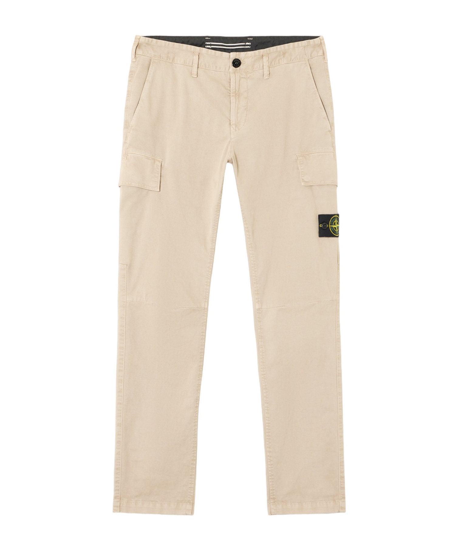 Stone Island Belt Loop Work Casual Pants In Nude