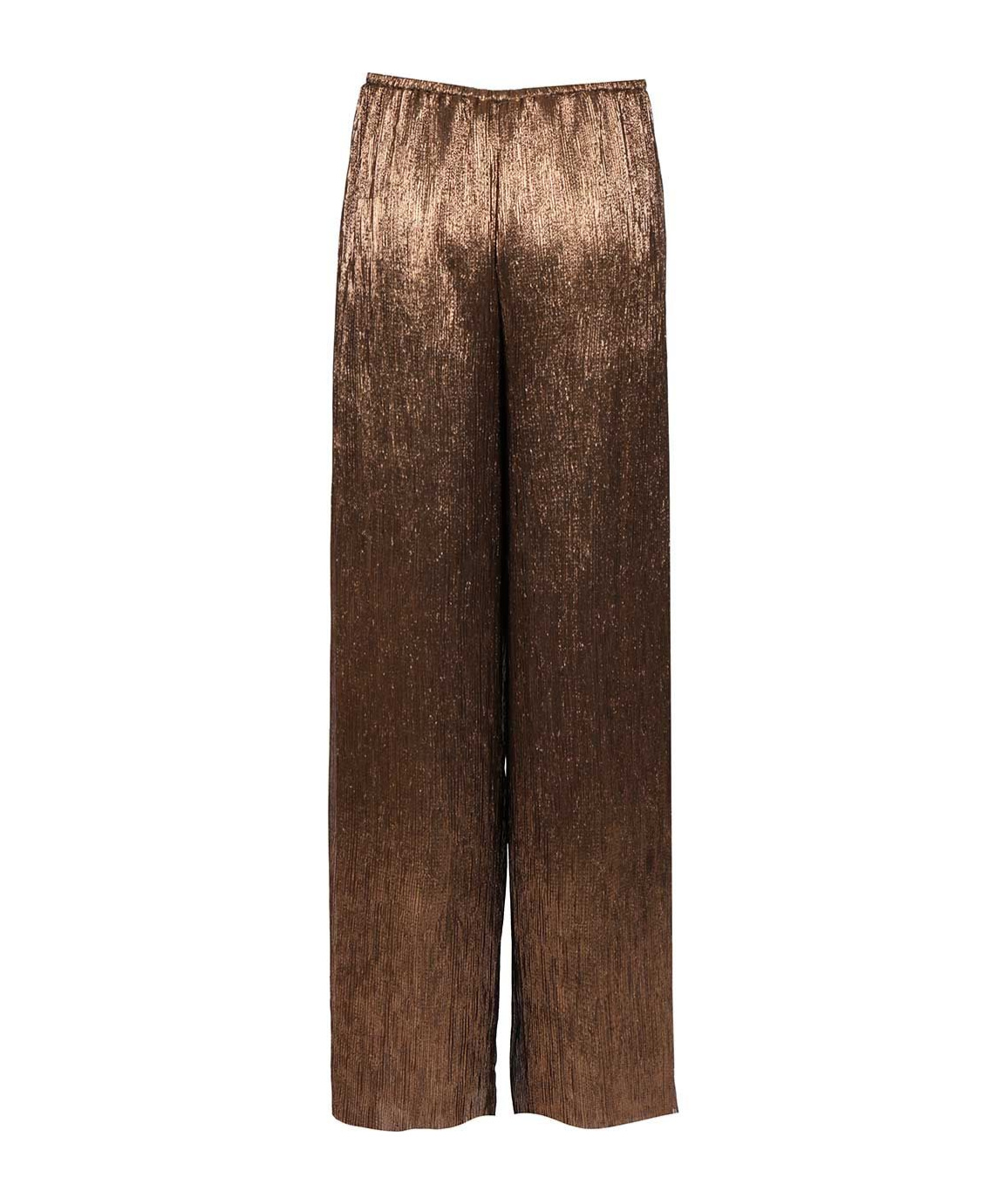 Forte Forte Elastic Waist Casual Pants In Brown