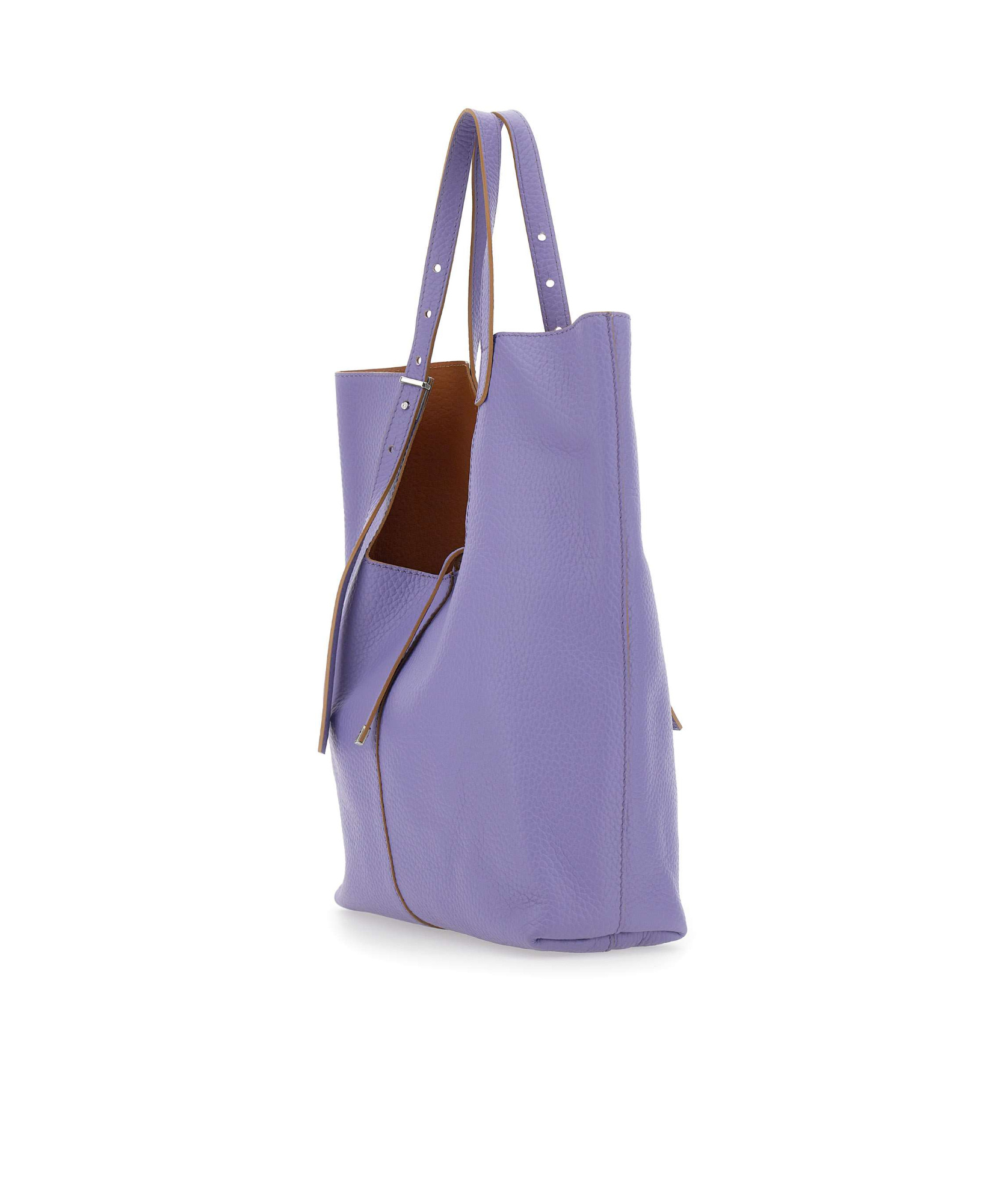 Gianni Chiarini Ava Top Handle Bag In Purple