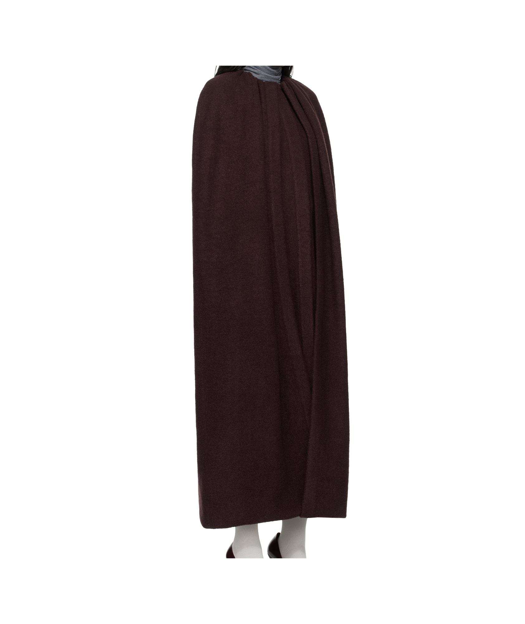 Jil Sander Double Layer Cape In Black