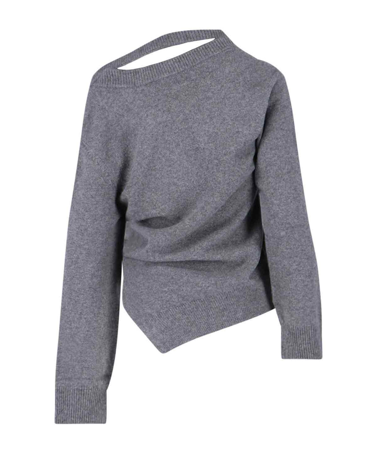 Rohe Asymmetrical Sweater In Gray