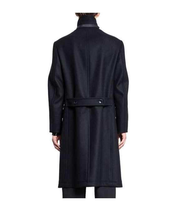 Tom Ford Black Double Breasted Trench Coat