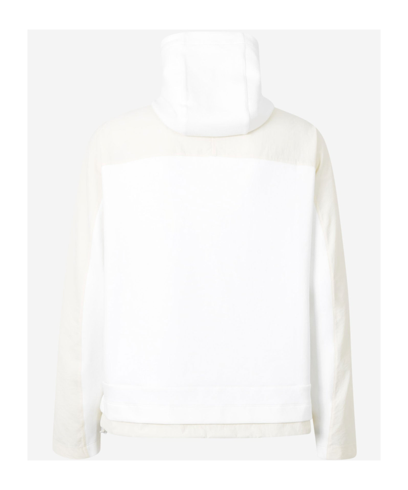 Herno Long Sleeve Hooded Casual Jacket In White