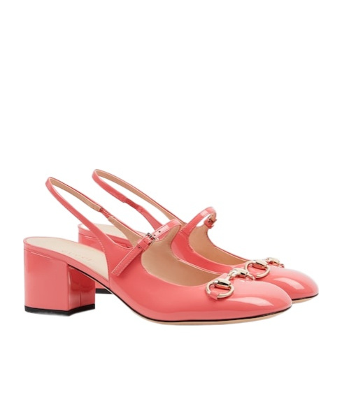 Gucci Women's Horsebit Pump In Bright Pink