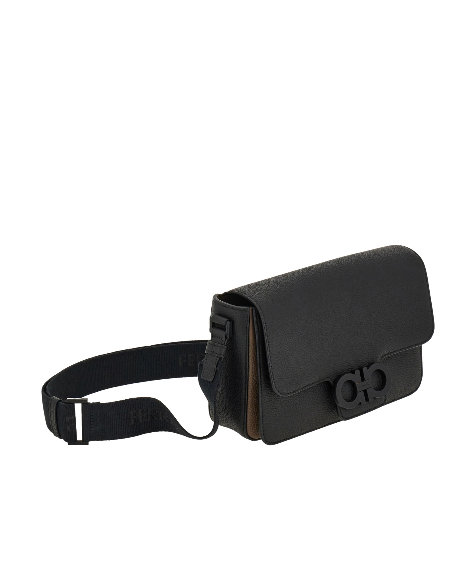 Ferragamo Double Gancini Messenger Bag