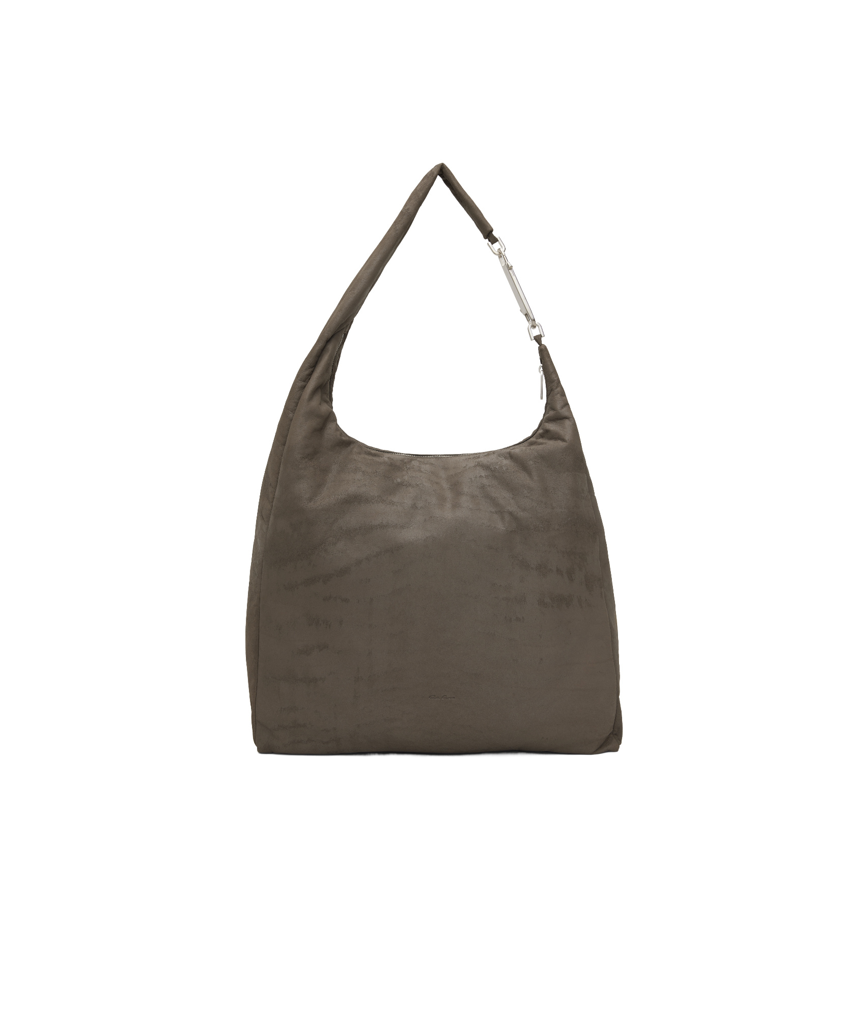 Rick Owens Zippered Shoulder Bag In Brown