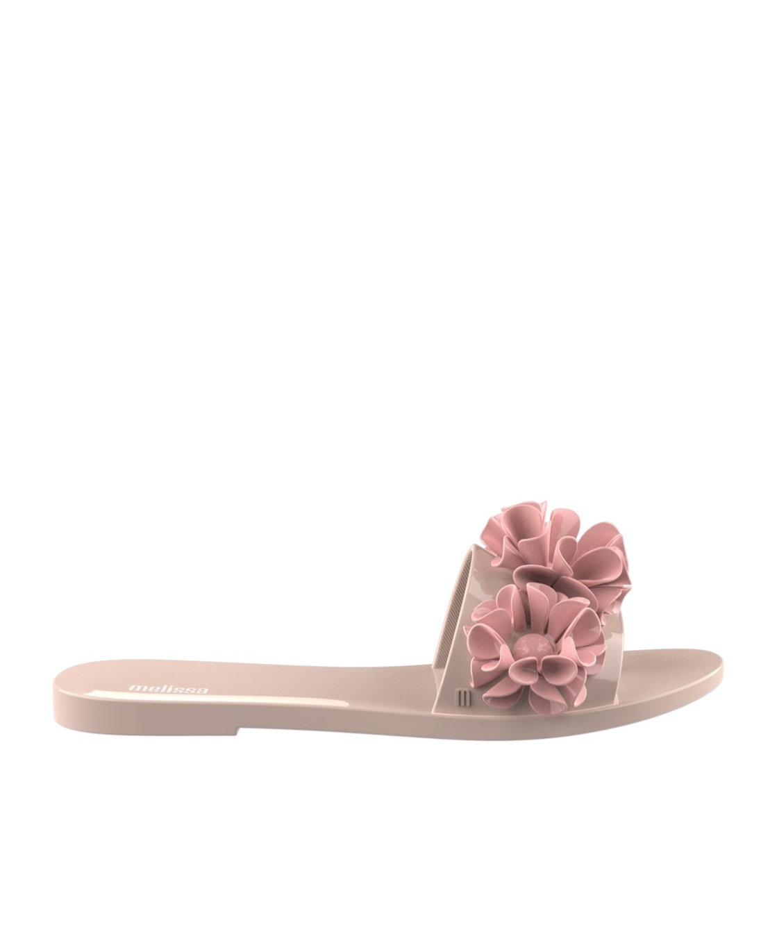 MELISSA OPEN-TOED FLAT SLIPPERS