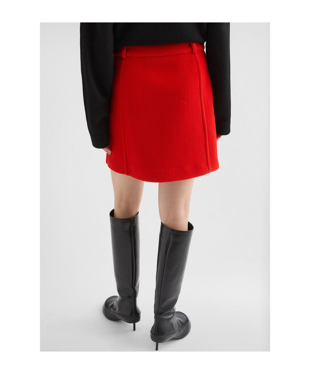 Jil Sander Wool Miniskirt