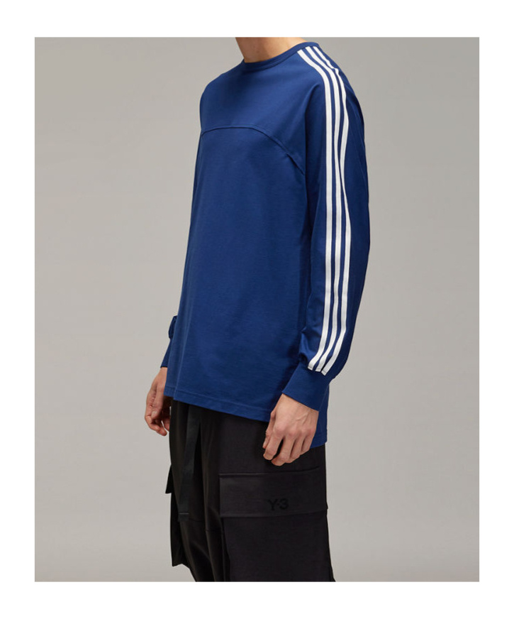 Y-3 M 3s Ls Tee In Blue