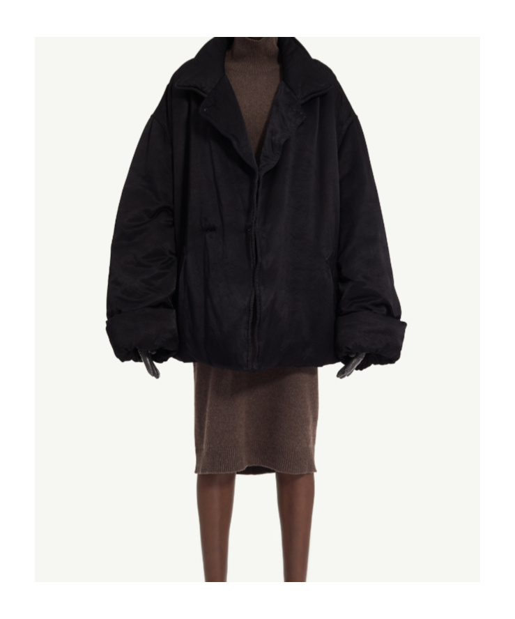 Mm6 Maison Margiela Padded Jacket In Black