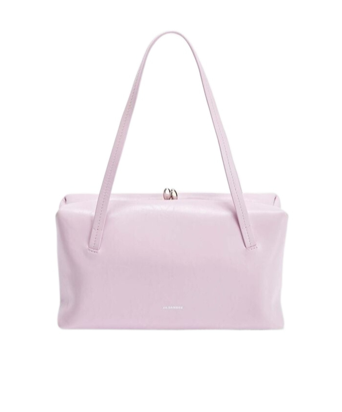 Jil Sander Purple Goji Pillow Shoulder Bag In Faded Lilac