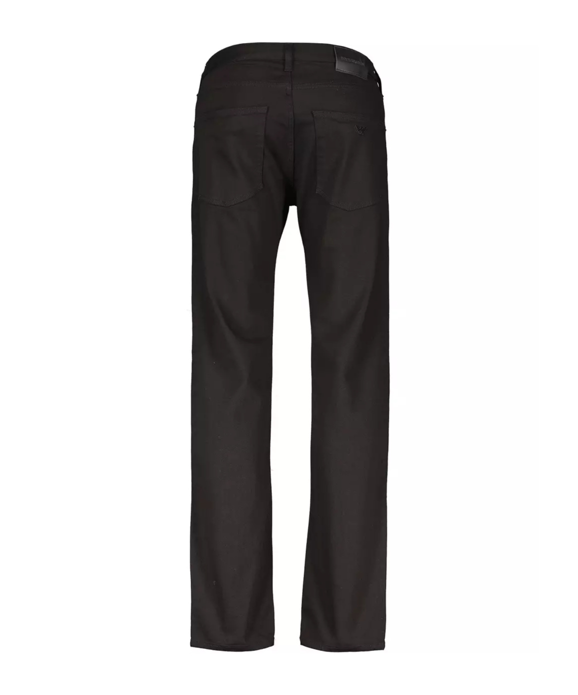 Emporio Armani Belt Loops Slacks In Black