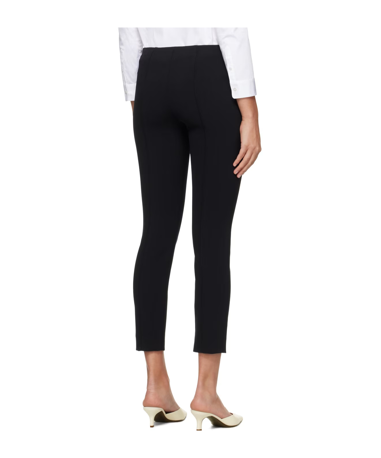 Shop The Row Kosso Low-waisted Casual Pants In Black