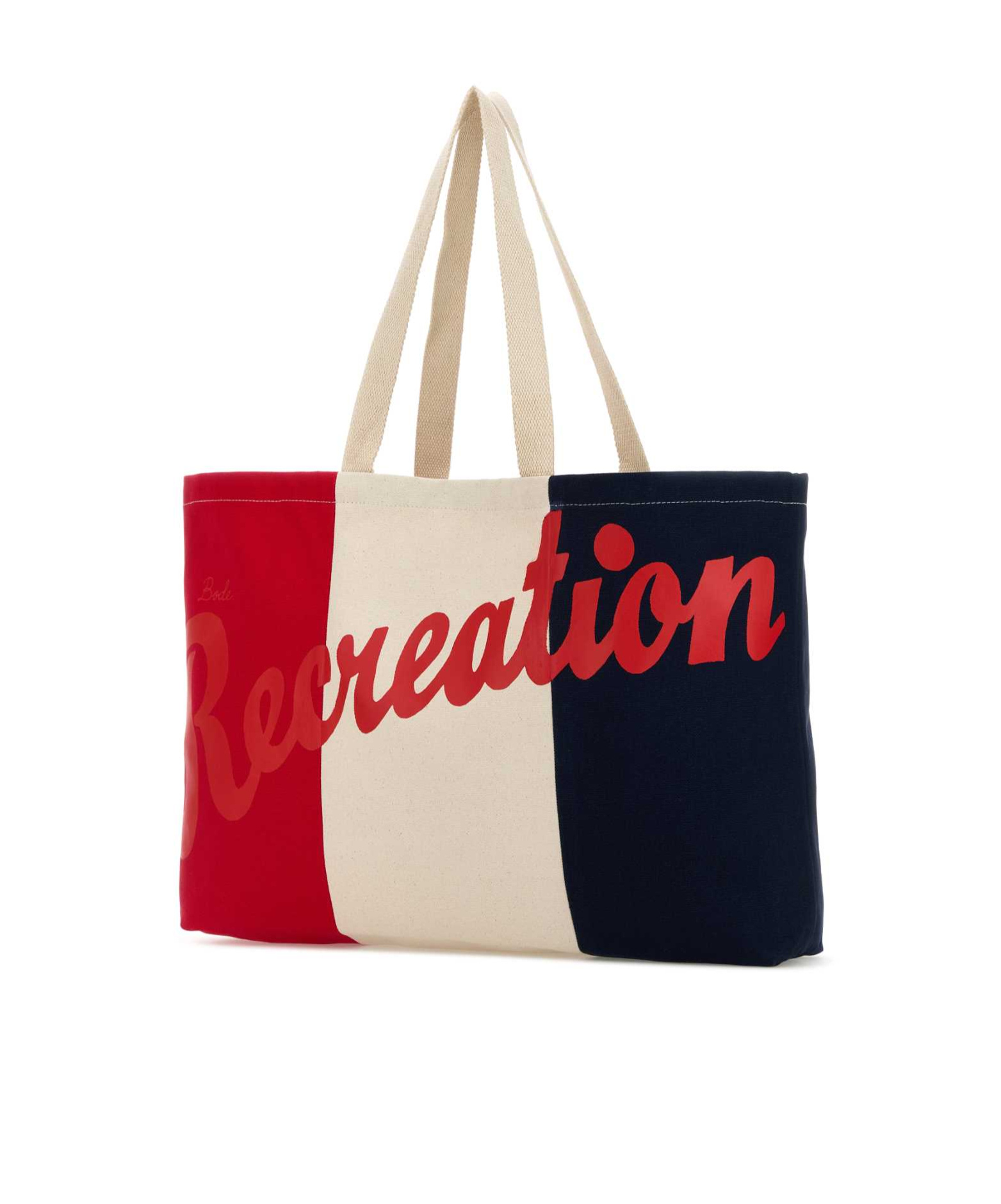 Bode Men Embroidered Canvas Recreation Shopping Bag