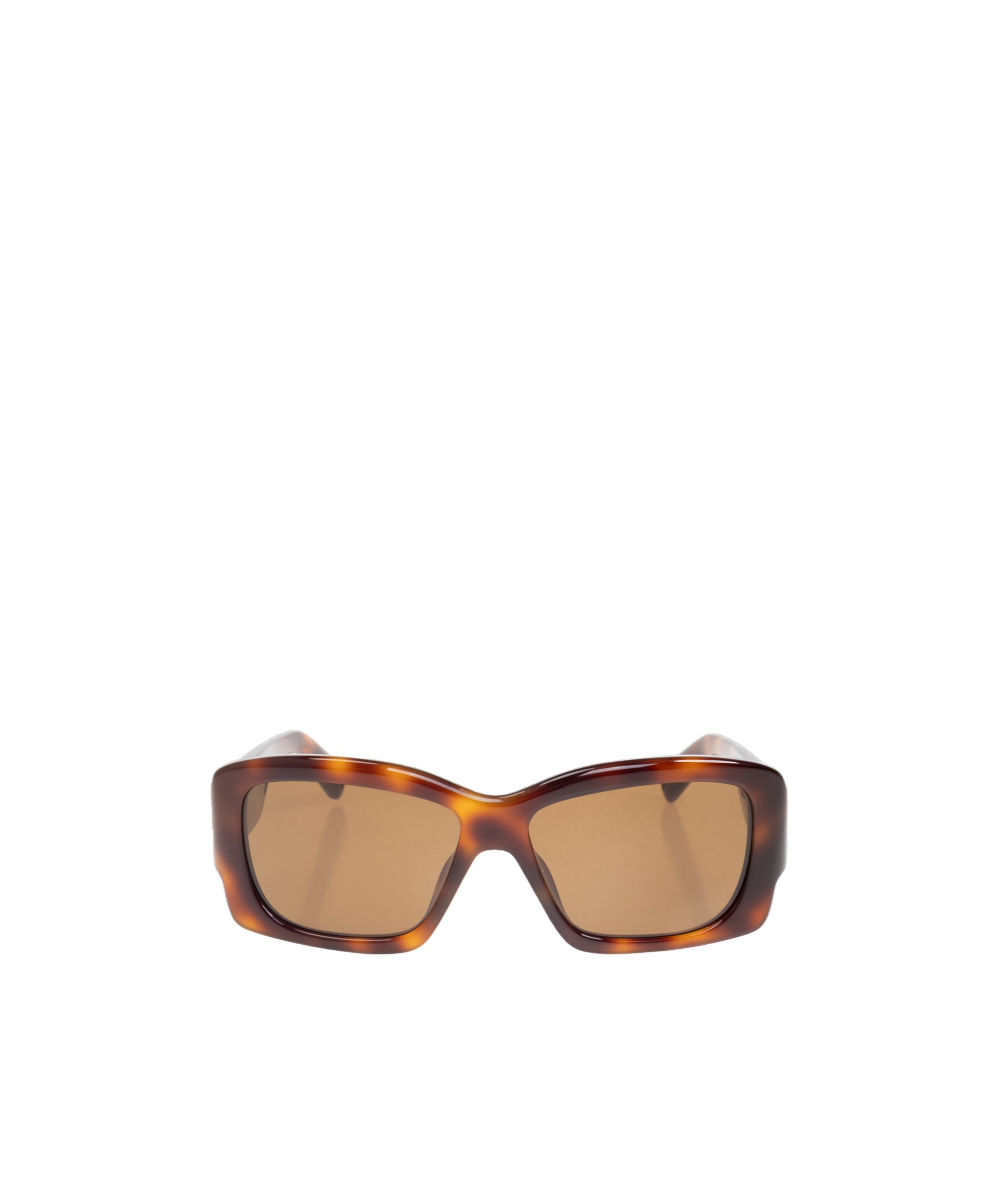 Shop Jacquemus Rectangular Sunglasses In Nude