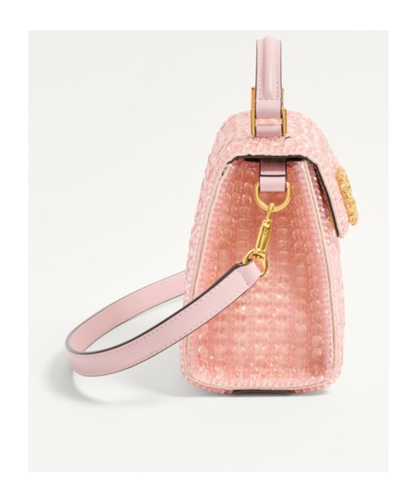 Valentino Mini Vsling Shoulder Bag In Pink