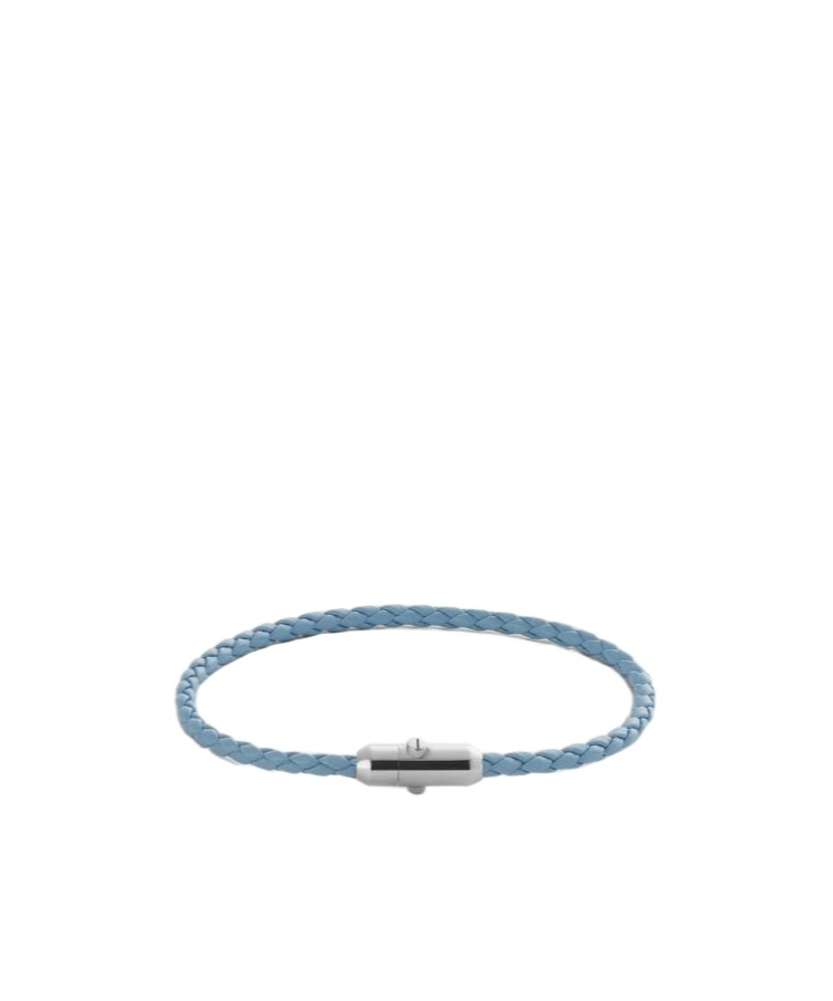 Bottega Veneta Bracelet Leather In Blue