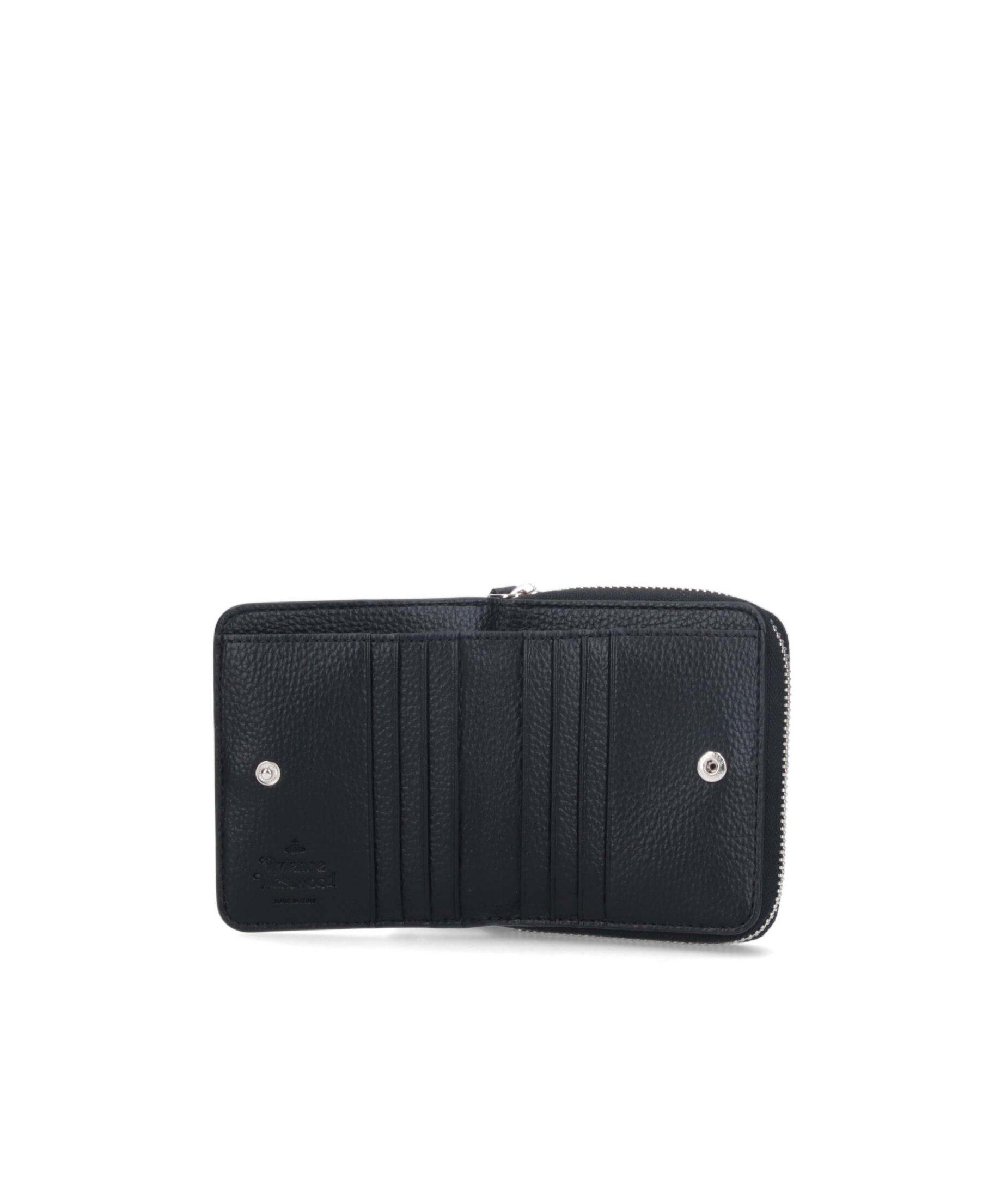 Vivienne Westwood Zippered Change Purse In Black