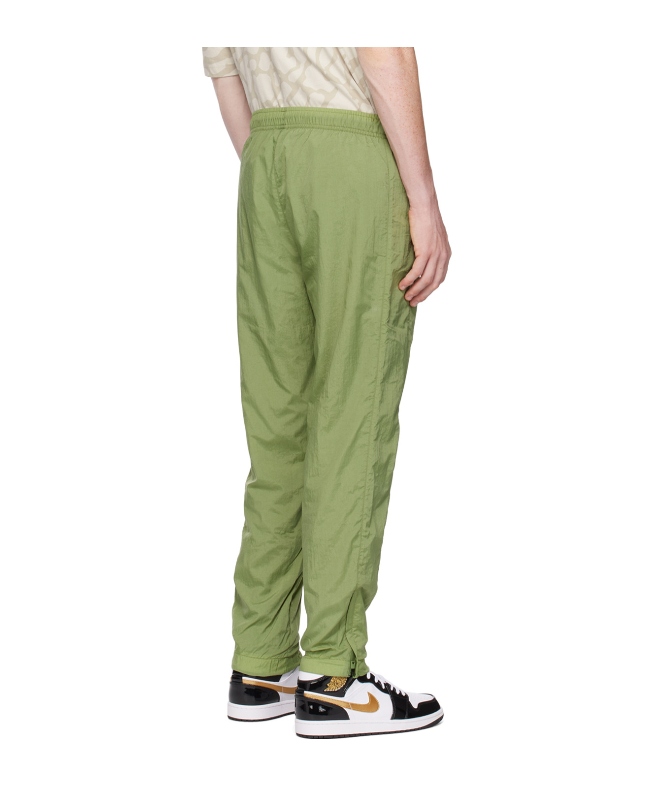 Nike Khaki Sport Jam Track Pants In Sky J Light Olive/sky J Light Olive/black