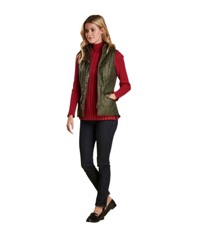 Barbour Core Essentials Otterburn Quilted Vest In Black
