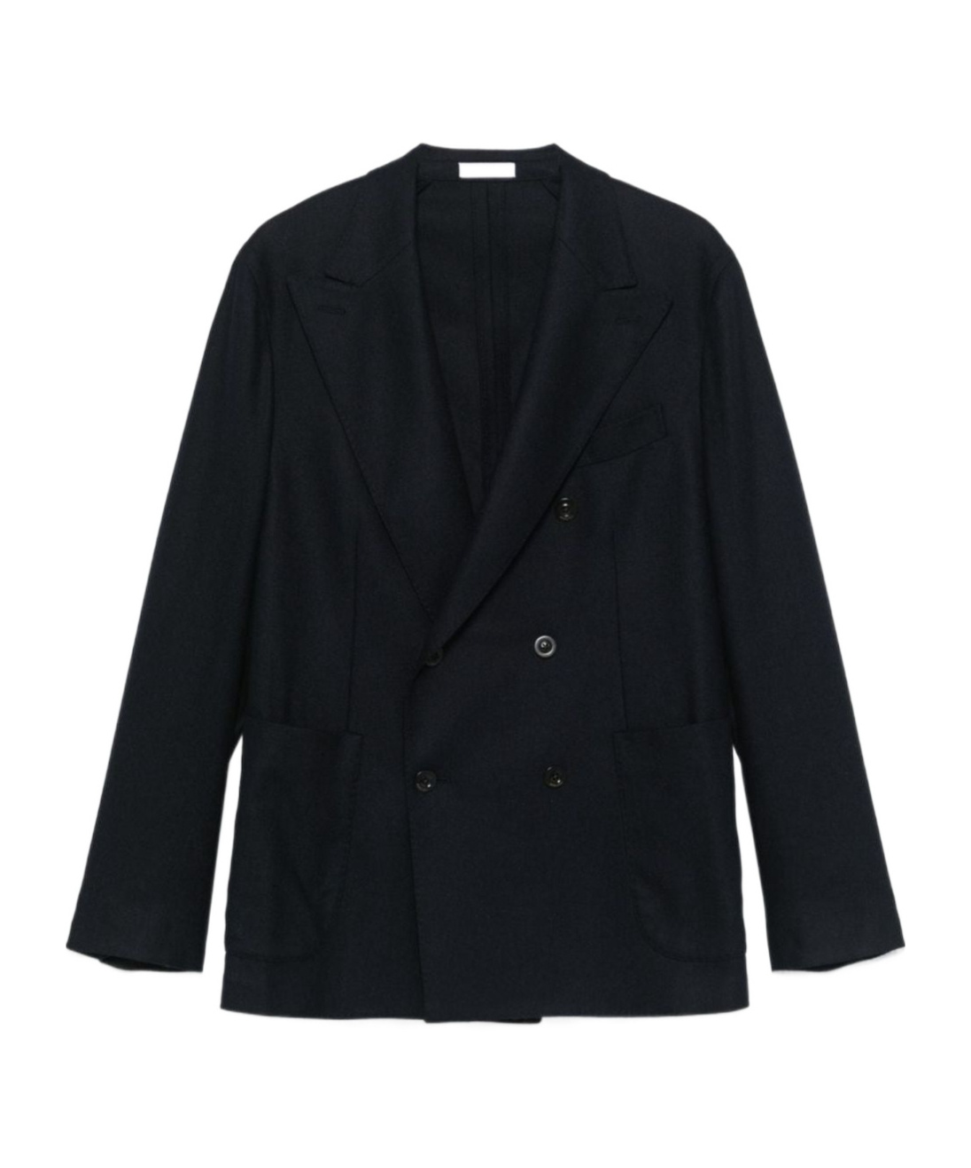 Boglioli Midnight Blue Double-breasted Jacket In Black
