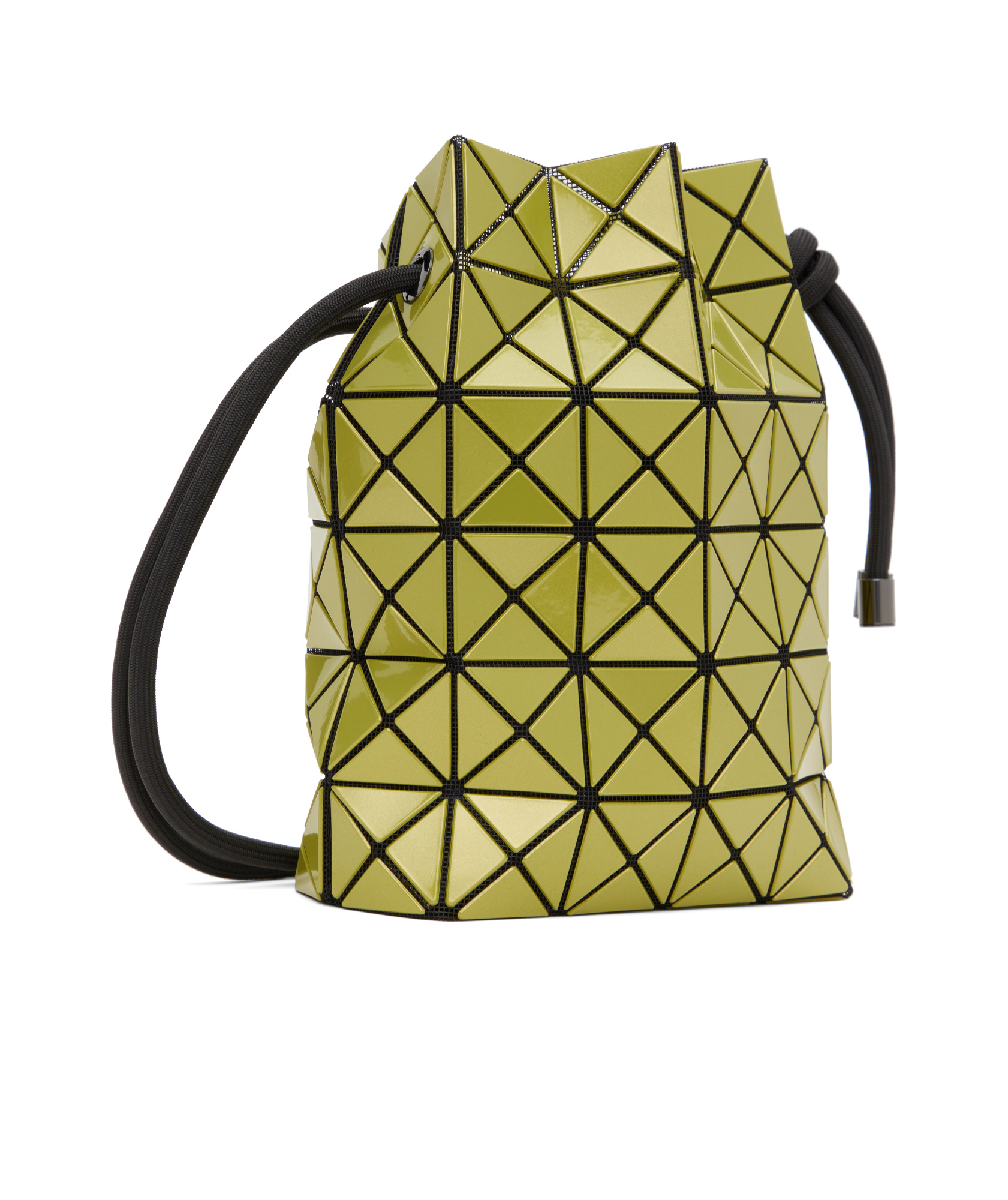 Bao Bao Issey Miyake Yellow Wring Gloss Bag In Nude