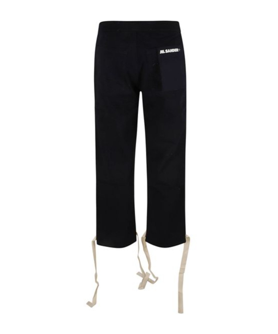 Jil Sander Denim Classic Trousers In Black