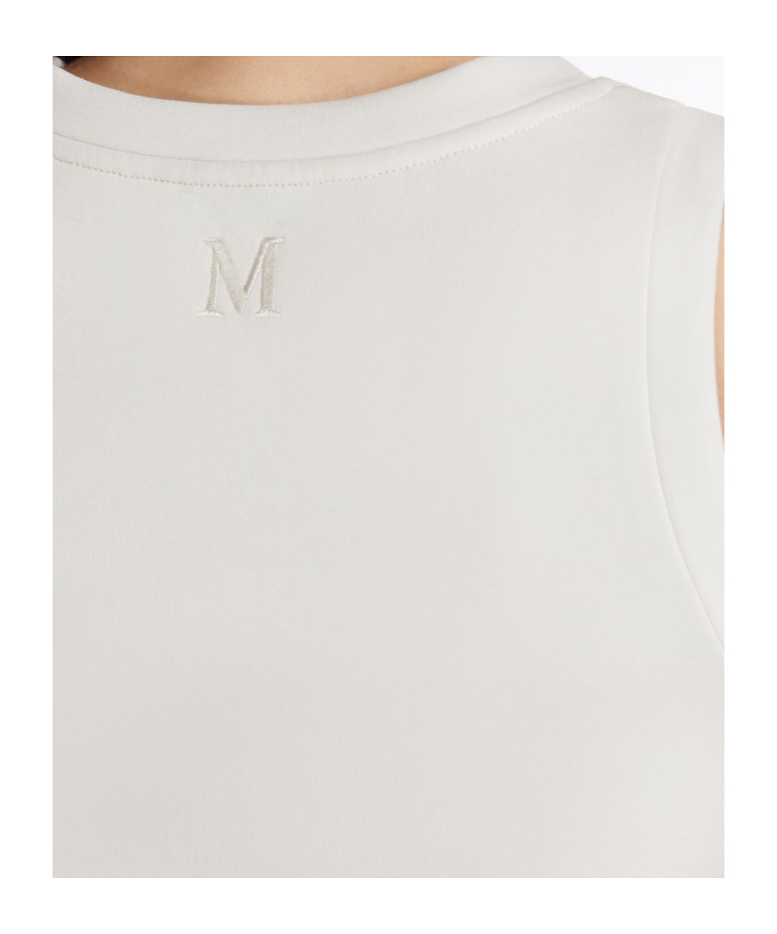 Max Mara Regular-fit Scuba Jersey Top In True Color