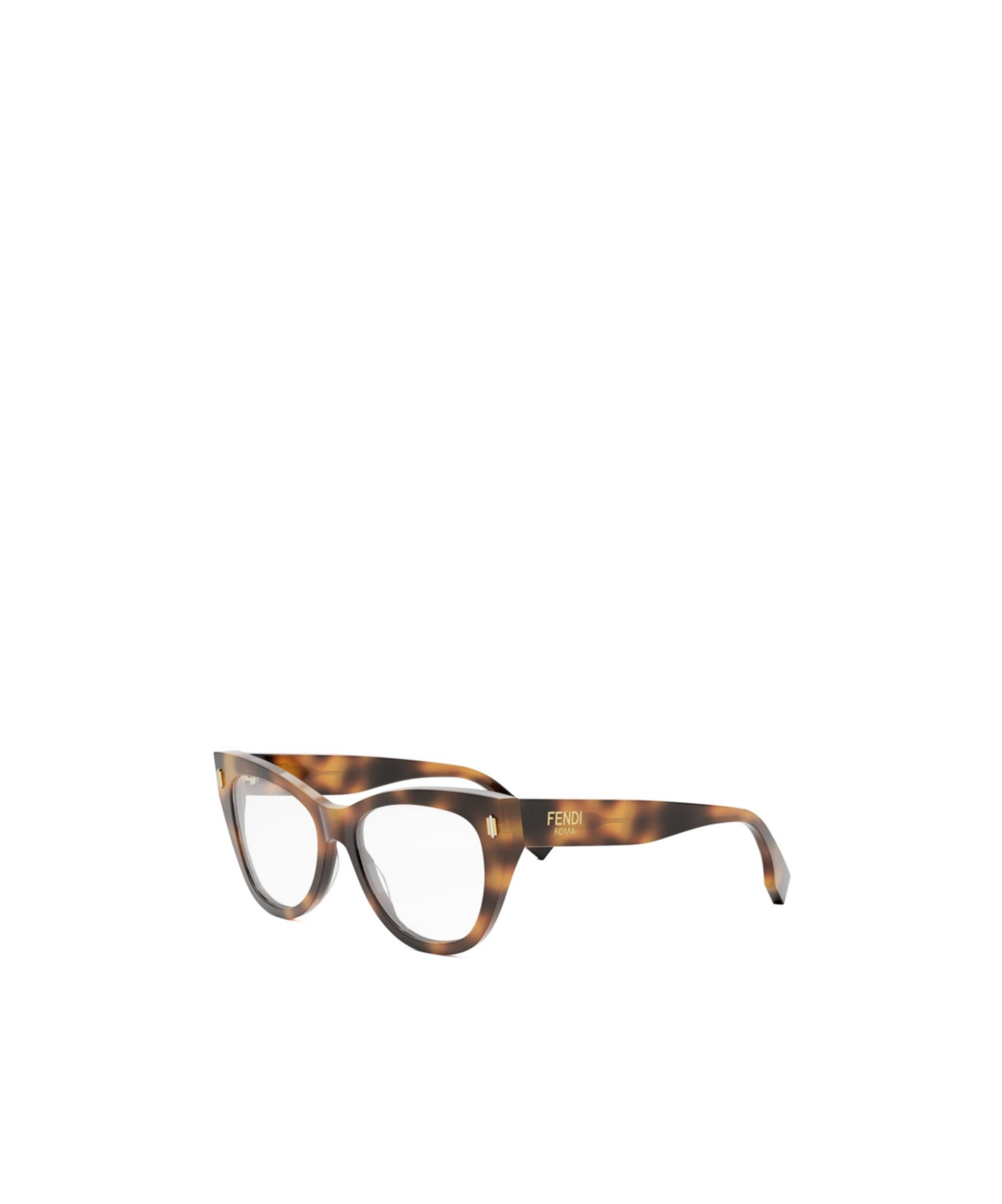 Fendi Eyewear Cat-eye Frame Glasses In Brown